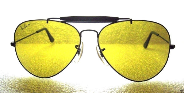 Ray-Ban USA *NOS Vintage *B&L Aviator *Chromax Driving Srs W1664 *NEW Sunglasses - Vintage Sunglasses 