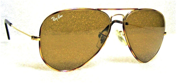 Ray-Ban USA Vintage B&L Aviator Tortuga Classic B-15HC  L1706 Nr.Mint Sunglasses - Vintage Sunglasses 