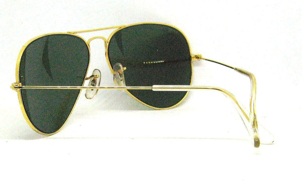 Ray-Ban USA Vintage 1980s Bausch & Lomb Aviator Arista Gold 58mm G-15 Sunglasses