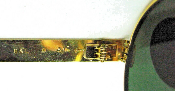 Ray-Ban USA NOS Vintage 1970s B&L THEO L4070 Arista Rare Etched New Sunglasses