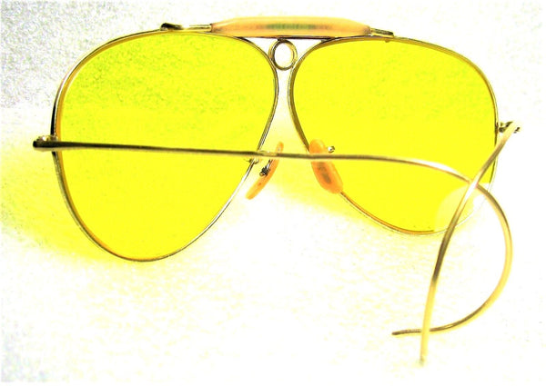 Ray-Ban USA Vintage 1940s B&L Aviator Kalichrome 12kGF Bullet Shooter Sunglasses - Vintage Sunglasses 