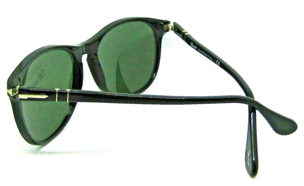Persol Vintage 3042-S 95/31 Polished Ebony-Black 54-17 New Sunglasses & Case - Vintage Sunglasses 