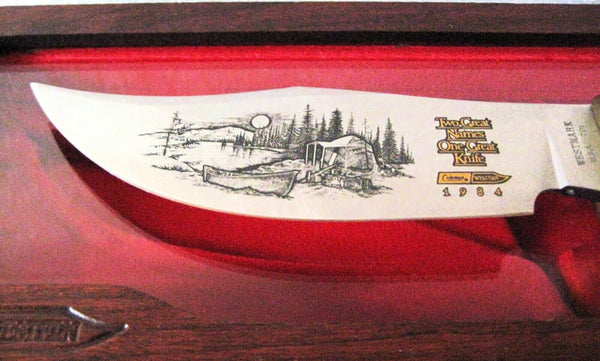 Rare BOWIE KNIFE Westmark 701 Stag Case WESTERN COLEMAN New Condition 1984