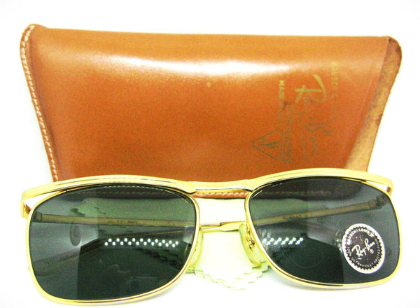 Ray-Ban USA NOS Vintage 1950s B&L Signet LX Deluxe Very Rare Sunglasses & Case