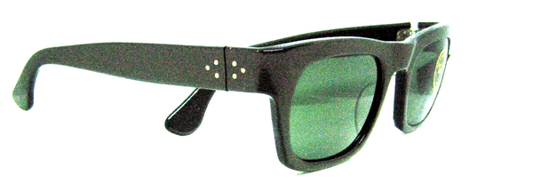 Ray-Ban NOS USA Vintage B&L 60s Plainsman Wayfarer SpaceGray New Rare Sunglasses