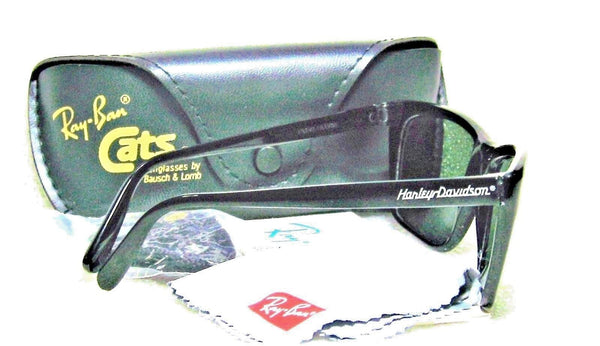 Ray-Ban USA Vintage NOS B&L Very Rare Harley Davidson Cats 3000 New Sunglasses - Vintage Sunglasses 