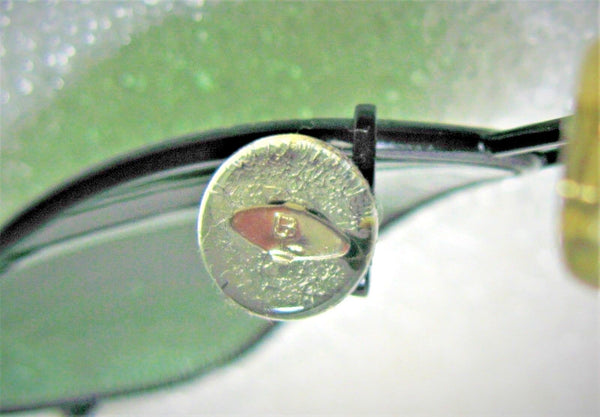 Ray-Ban Vintage *NOS B&L Orbs W2384 Sleek Black Chrome Wrap *NEW Sunglasses - Vintage Sunglasses 