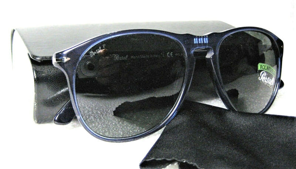 Persol Vintage 9649-S 1015/58 Rare Cobalto 55-18 Polarized New Sunglasses & Case