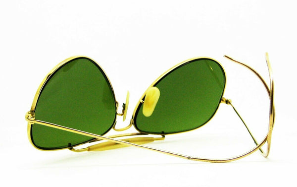 Ray-Ban USA Vintage 1950s B&L 12k GF Aviator 58mm RB-3 Very Rare Mint Sunglasses