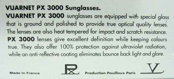 Vuarnet 1970s Vintage NOS PX3000 Pouilloux 438 France NewInBox Sunglasses & Case