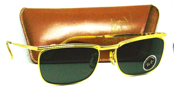 Ray-Ban USA NOS Vintage 1950s B&L Signet LX Deluxe Very Rare Sunglasses & Case