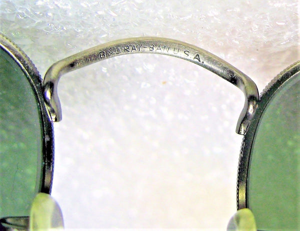 Ray-Ban USA *NOS Vintage B&L Antique Collection Pewter W1287 NEWinBOX Sunglasses - Vintage Sunglasses 