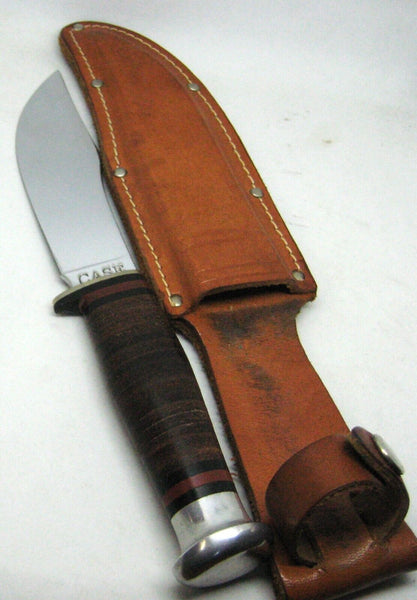 Very Rare Vintage CASE USA 1950s Fixed Blade Skinning Hunting Knife & Sheath