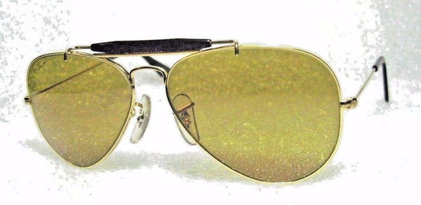 Ray-Ban USA NOS Vintage B&L Aviator Chromax W1663 Driving Series NEW Sunglasses - Vintage Sunglasses 
