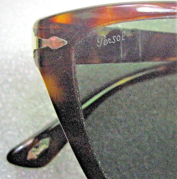 Persol New 3023-S 979/31 56[]16 Hand Made in Italy Dark Havana Sunglasses w/Case - Vintage Sunglasses 