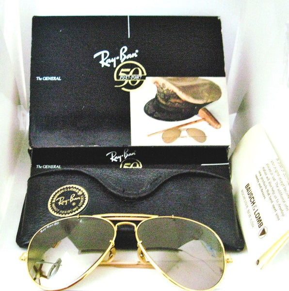 Ray-Ban USA NOS The General Vintage B&L 1st Gen B-50 Aviator NewInBox Sunglasses