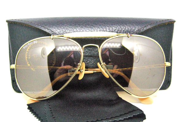 Ray-Ban USA The General Vintage 1980s B&L RB-50 Aviator Outdoorsman Sunglasses