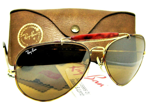 Ray-Ban USA Mint Vintage B&L Aviator Outdoorsman II Tortuga TGM Sunglasses