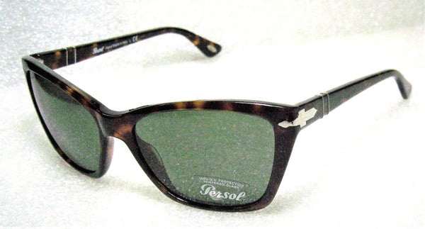 Persol New 3023-S 979/31 56[]16 Hand Made in Italy Dark Havana Sunglasses w/Case - Vintage Sunglasses 