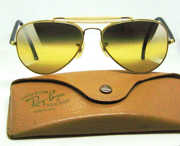 Ray-Ban USA B&L NOS Artic Deep Freeze 12K GF Aviator DGM Kalichrome Sunglasses