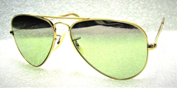 Vintage Ray-Ban USA Rare 1950s B&L 52mm TGM RB-2 Aviator 12kGF Sunglasses & Case - Vintage Sunglasses 