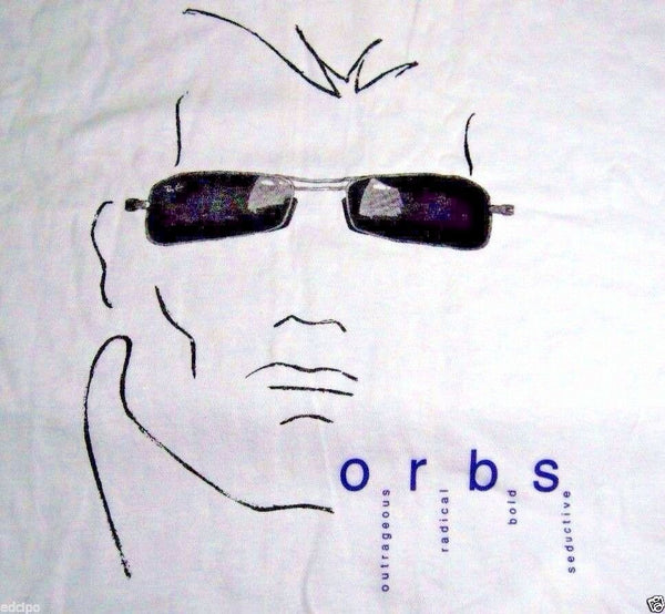 Ray-Ban USA Vintage NOS B&L Orbs W2384 Sleek Black Chrome Wrap New Sunglasses