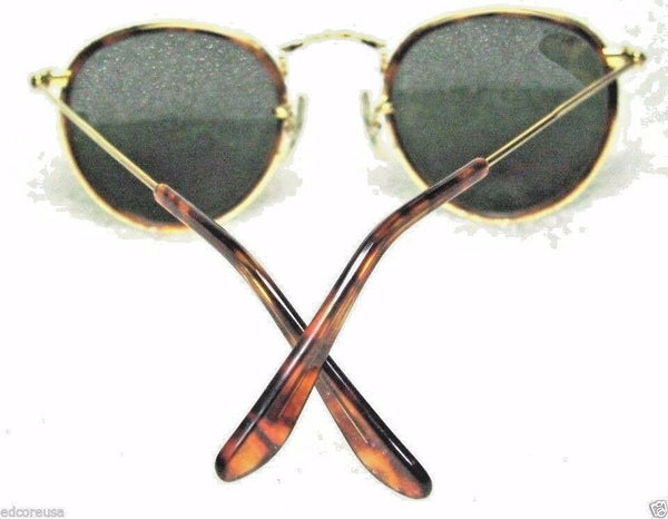 Ray-Ban USA Vintage NOS B&L Tortuga Round W1675 Classic Metals New Sunglasses - Vintage Sunglasses 