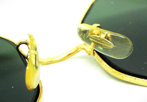 Ray-Ban USA 1960s Vintage B&L Classic Collection Octagon Arista Hippy Sunglasses