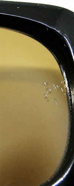 Persol Ratti Meflecto 1970s Vintage 58108 Rare Patent 48-70 Ebony Sunglasses