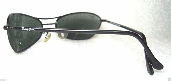 Ray-Ban Vintage *NOS B&L Orbs W2384C Sleek Black Chrome Wrap *NEW Sunglasses - Vintage Sunglasses 