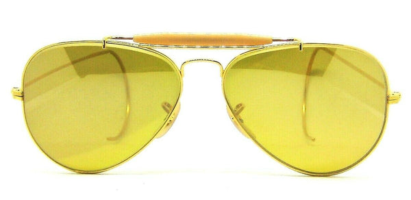 Ray-Ban USA Vintage 70s NOS B&L Aviator Ambermatic Full Mirror Photo Sunglasses - Vintage Sunglasses 