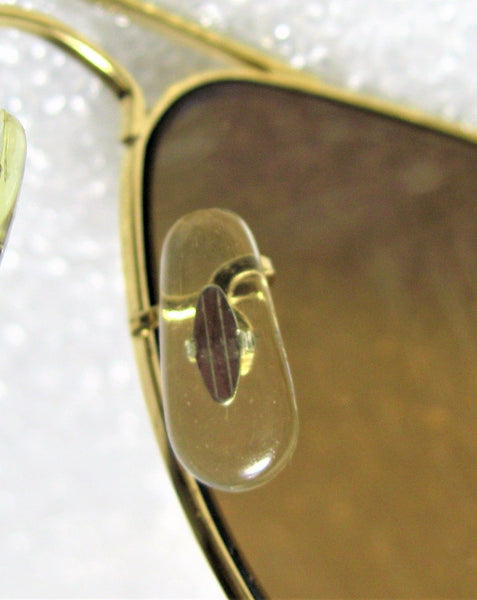 Ray-Ban USA Vintage 70s B&L Aviator Caravan Pilot 58 B-15 Brown *Mint Sunglasses - Vintage Sunglasses 