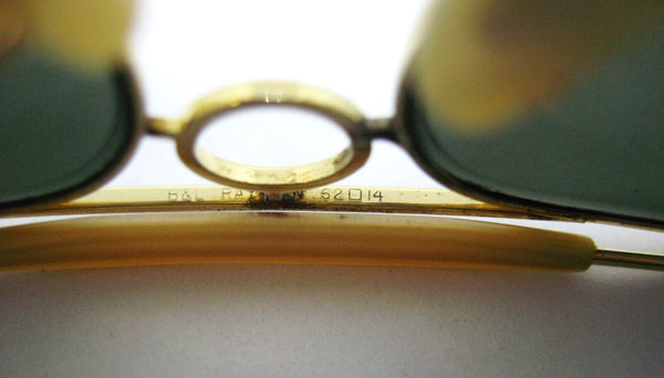 Ray-Ban USA Vintage 1970s B&L Aviator Deluxe Sharp Shooter  62mm G-15 Sunglasses