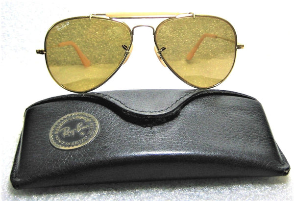 Ray-Ban USA Vintage B&L Aviator The General RB-50 Anniversary W0363 Sunglasses - Vintage Sunglasses 