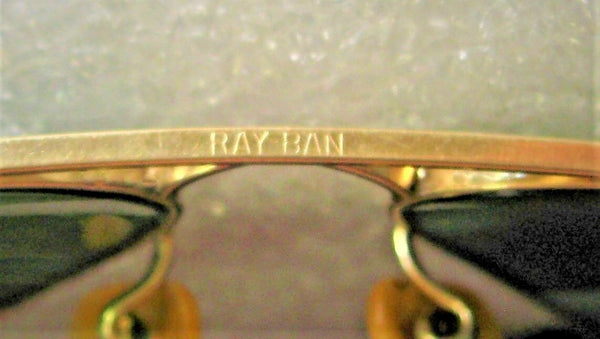 Vintage Ray-Ban USA Rare 1940s B&L Pilot 52 RB-3 Aviator 12kGF Sunglasses & Case - Vintage Sunglasses 