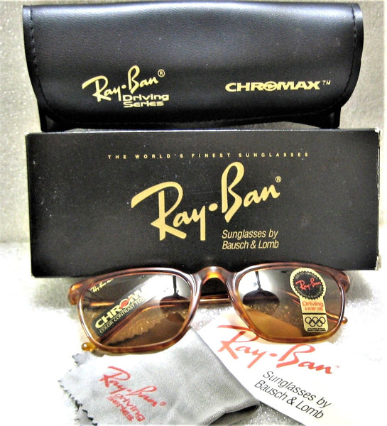 Ray-Ban USA Vintage NOS B&L Asbury Chromax W1725 Driving Srs NewInBox Sunglasses