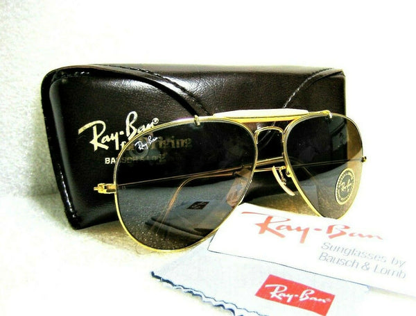 Ray-Ban USA Vintage NOS B&L Aviator Outdoorsman TGM B15 4-Driving New Sunglasses - Vintage Sunglasses 