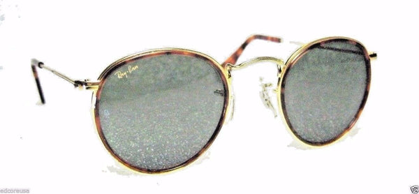 Ray-Ban USA Vintage NOS B&L Tortuga Round W1675 Classic Metals New Sunglasses - Vintage Sunglasses 