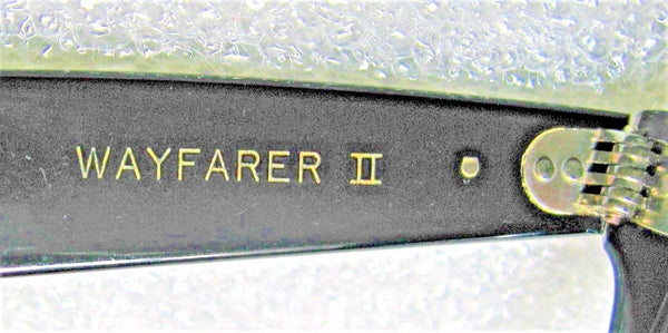 Ray-Ban USA NOS Vintage B&L Wayfarer II W0496 Electr Pearl-Ebony New Sunglasses - Vintage Sunglasses 