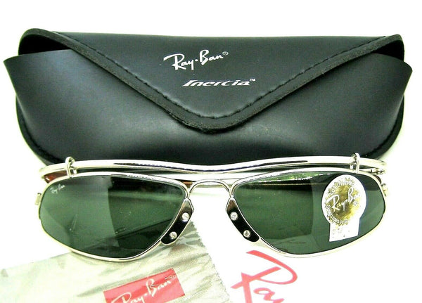Ray-Ban USA NOS Vintage B&L Predator Inertia Chrome W2466 New Sunglasses & Case