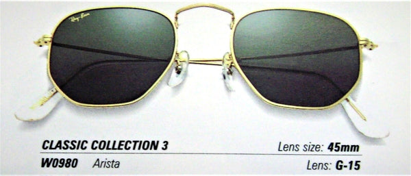 Ray-Ban USA NOS Vintage B&L Classic Collection III Arista W0980 New Sunglasses