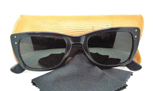 Ray-Ban USA Vintage B&L 1950s Caribbean  Wayfarer Ebony 52mm G-15 Sunglasses