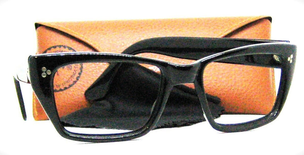 Fisher FAOSA Sevilla *style NOS 1950s Buddy Holy Sunglasses Frame & Ray-Ban case