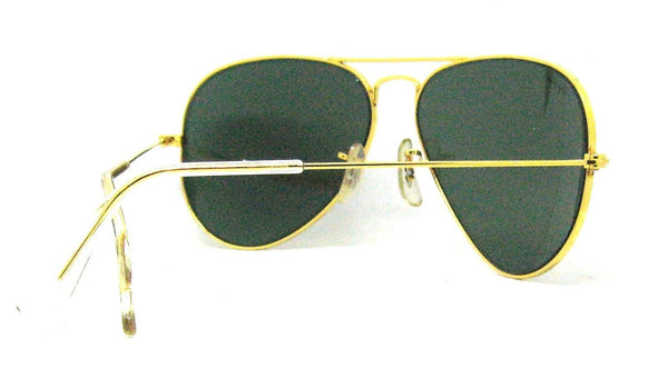 Ray-Ban USA Vintage 1980s NOS Bausch & Lomb Aviator  Gold 62mm New Sunglasses
