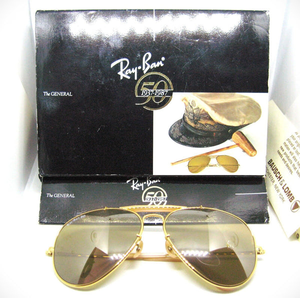 Ray-Ban USA NOS The General Vintage B&L 1st Gen B-50 Aviator NewInBox Sunglasses