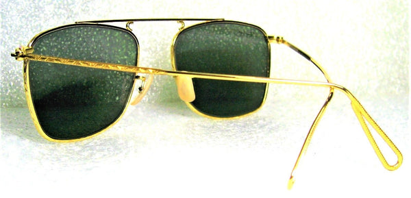 Ray-Ban USA *NOS Vintage B&L Mod-Aviator W1698 Pinpoint Etched *NEW Sunglasses - Vintage Sunglasses 