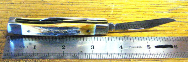 Case XX USA 52032 Double Blade Stockman NOS Pocket Knife w/Stag Handle 4-Dot New