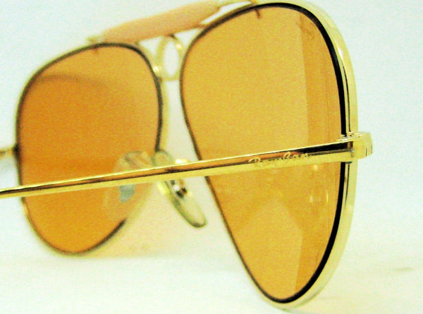 Ray-Ban USA Vintage 1990s B&L NOS Aviator Ambermatic BH Shooter New Sunglasses