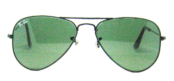 Ray-Ban USA Vintage 90s B&L Aviator L2848 Small 52 G-15 Black Chrome Sunglasses