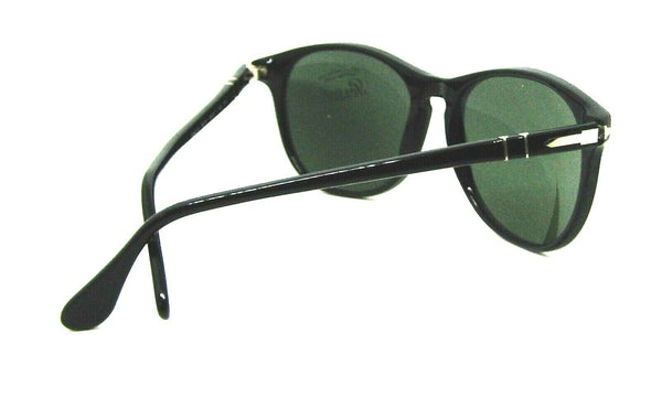 Persol Vintage 3042-S 95/31 Polished Ebony-Black 54-17 New Sunglasses & Case - Vintage Sunglasses 